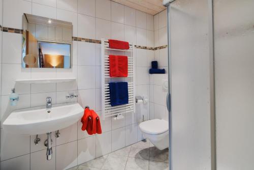 Vannituba majutusasutuses Haus Zitt