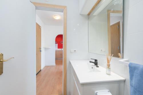 Ένα μπάνιο στο Apartamento Lyna