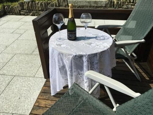 Minuman di Chalet Superking bed Free Sauna jacuzzi