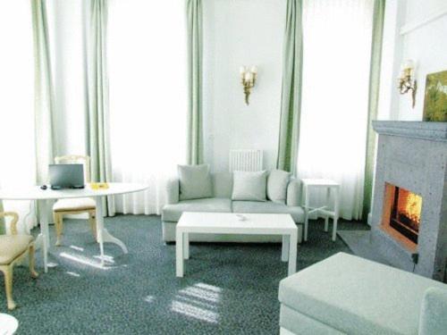 Χώρος καθιστικού στο Kar's Hotel