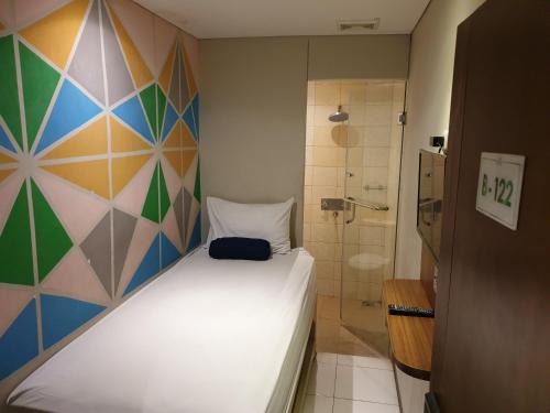 Koupelna v ubytování Subwow Hostel