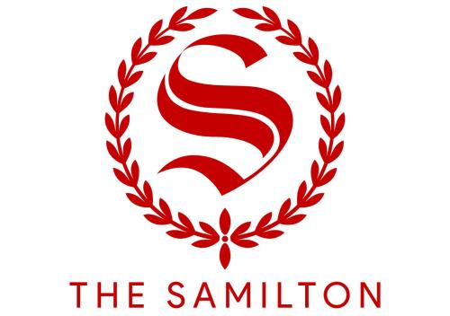 a laurel wreath icon with the s logo at The Samilton in Kolkata