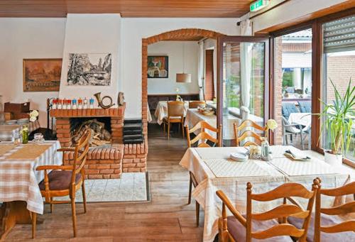 Posezení v ubytování Hotel vom Land zum Meer