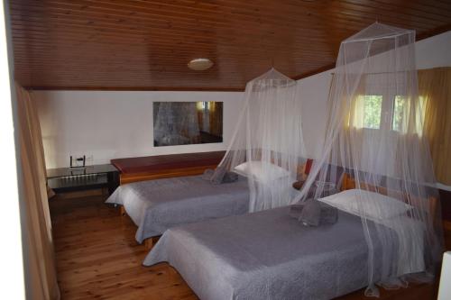 Posteľ alebo postele v izbe v ubytovaní Family Villa Kalypso