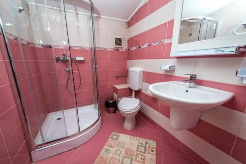 Et badeværelse på Casa Ligiana