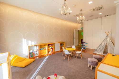 Χώρος καθιστικού στο Romantik Hotel Kleber Post