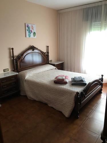 A bed or beds in a room at Casa Hipólito