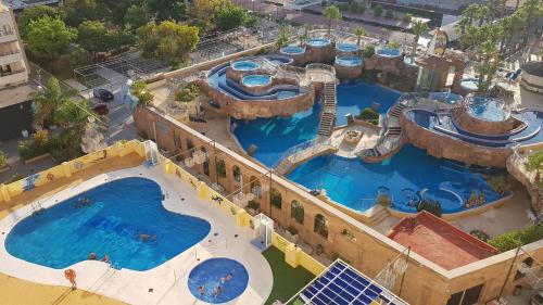 an overhead view of a water park at VISTAS AL MAR 2 in Oropesa del Mar