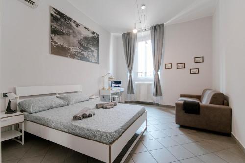 Posezení v ubytování Downtown Rooms