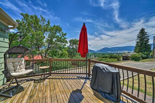 Yellowstone Country Family Home with Deck and View!