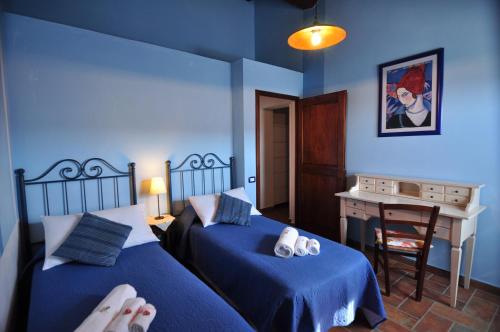 Ένα ή περισσότερα κρεβάτια σε δωμάτιο στο Linearis Holiday House