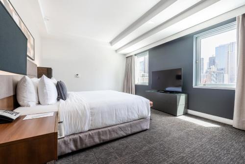 Cama o camas de una habitación en Godfrey Hotel Chicago