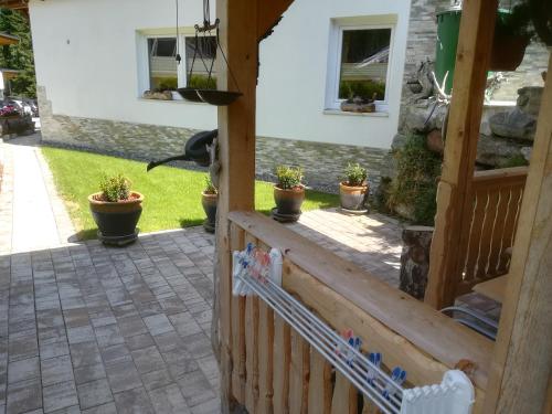 Zahrada ubytování Apart Alblittblick