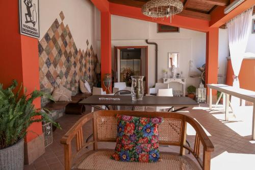 A restaurant or other place to eat at Agriturismo Cantina Morone