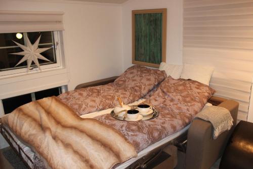 Postel nebo postele na pokoji v ubytování Superior Citycottage Kristiansand