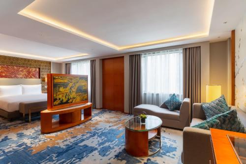 Posezení v ubytování China Hotel Guangzhou