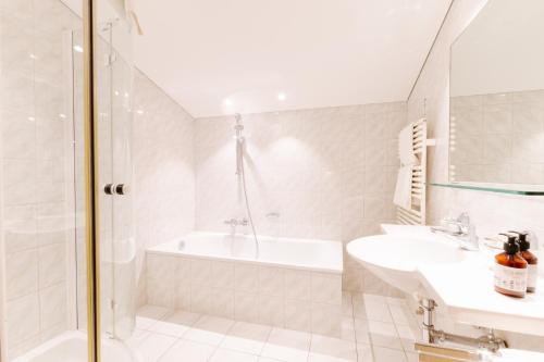 Kúpeľňa v ubytovaní Haus Braunarl