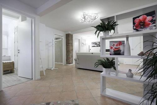 Kúpeľňa v ubytovaní Al Battello Apartments