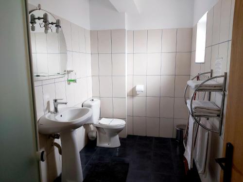 Koupelna v ubytování Vila Rocco