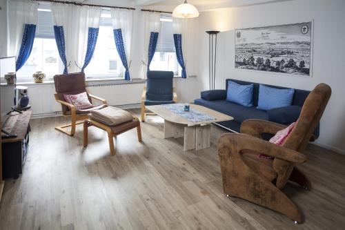 Ruang duduk di Ferienwohnung Alt Einbeck