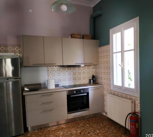 Virtuvė arba virtuvėlė apgyvendinimo įstaigoje Zacharoula's Home