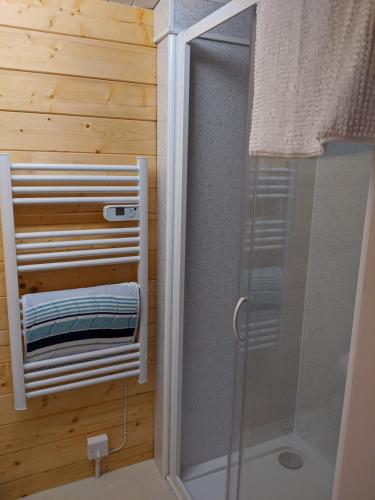 Koupelna v ubytování Foxhill Lodges