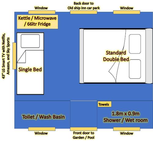 a flowchart of a diagram of a house at Nether Oslands in Lower Swanwick