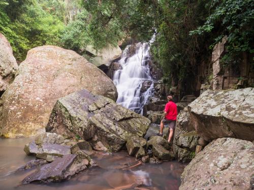 Landskap semula jadi dekat dengan resort