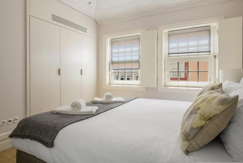 Postel nebo postele na pokoji v ubytování MSC Flat 8