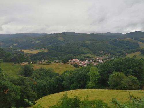 Landskap semula jadi dekat dengan the country house