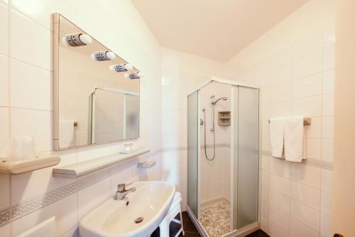 Koupelna v ubytování Hotel Antonella