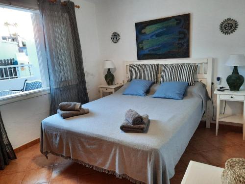 Postel nebo postele na pokoji v ubytování Tramuntana 37, 1°