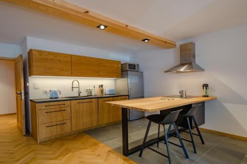 Kuchyň nebo kuchyňský kout v ubytování Rent like home - Za Cieszynianką 3