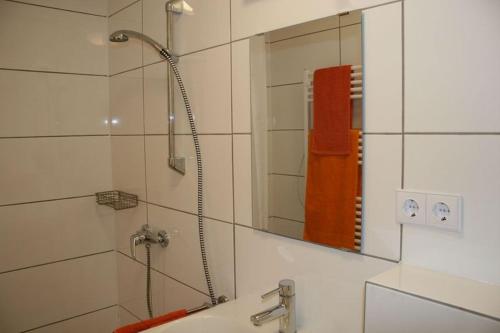 Koupelna v ubytování Ferienwohnungen Haus Fuchs