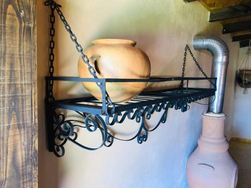 Litera o literas en una habitación de Cabañas el Pajar