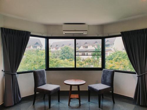 Ruang duduk di Sila Pool Villa