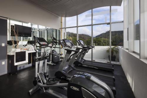 Fitness centrum a/nebo fitness zařízení v ubytování Gamma Morelia Belo