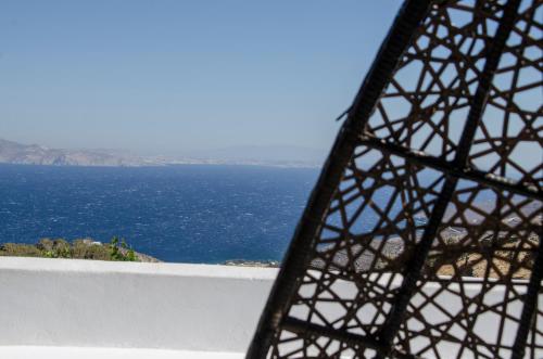 a view of the ocean from the top of the eiffel tower at Balcony to the Aegean in Stení