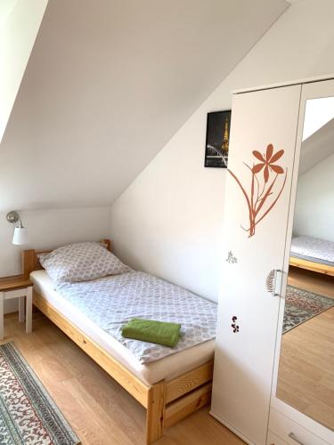 Posteľ alebo postele v izbe v ubytovaní apartment