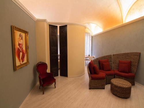 Posezení v ubytování Mondovì Ridente