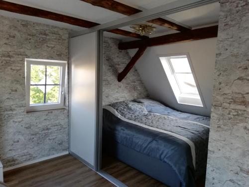 Ένα ή περισσότερα κρεβάτια σε δωμάτιο στο Loft 2020 Hirmer