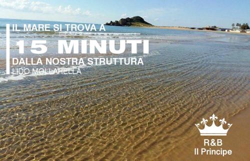 a picture of a beach with the words minnir at Il Principe in Ravanusa