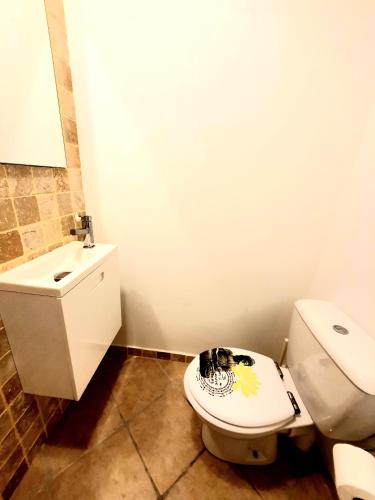 Koupelna v ubytování Darshan Zen