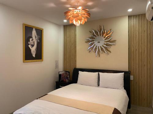 Katil atau katil-katil dalam bilik di Galaxy Hotel