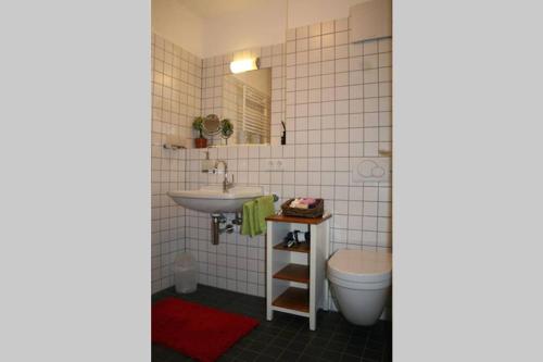 Koupelna v ubytování Ferienwohnung Höhner