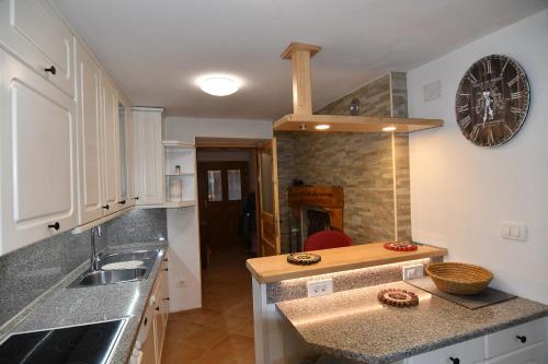 Kuchyň nebo kuchyňský kout v ubytování Apartment Perunika