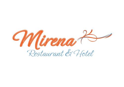 a vector illustration of a marina restaurant and hotel logo at Hotel Restaurant Mirena in Marl