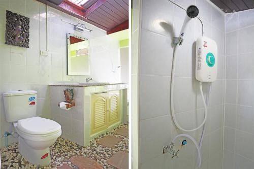 Phòng tắm tại Salatan Resort