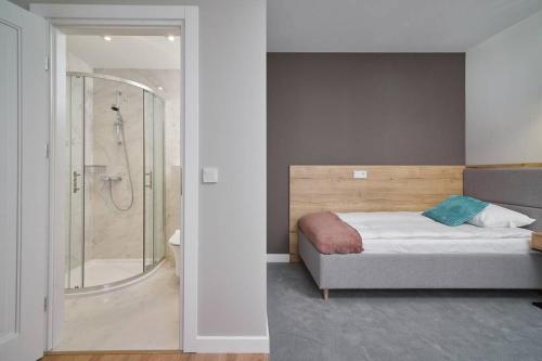 Kúpeľňa v ubytovaní Apartamenty Queen