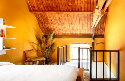 Кровать или кровати в номере Bunk Hotel Amsterdam